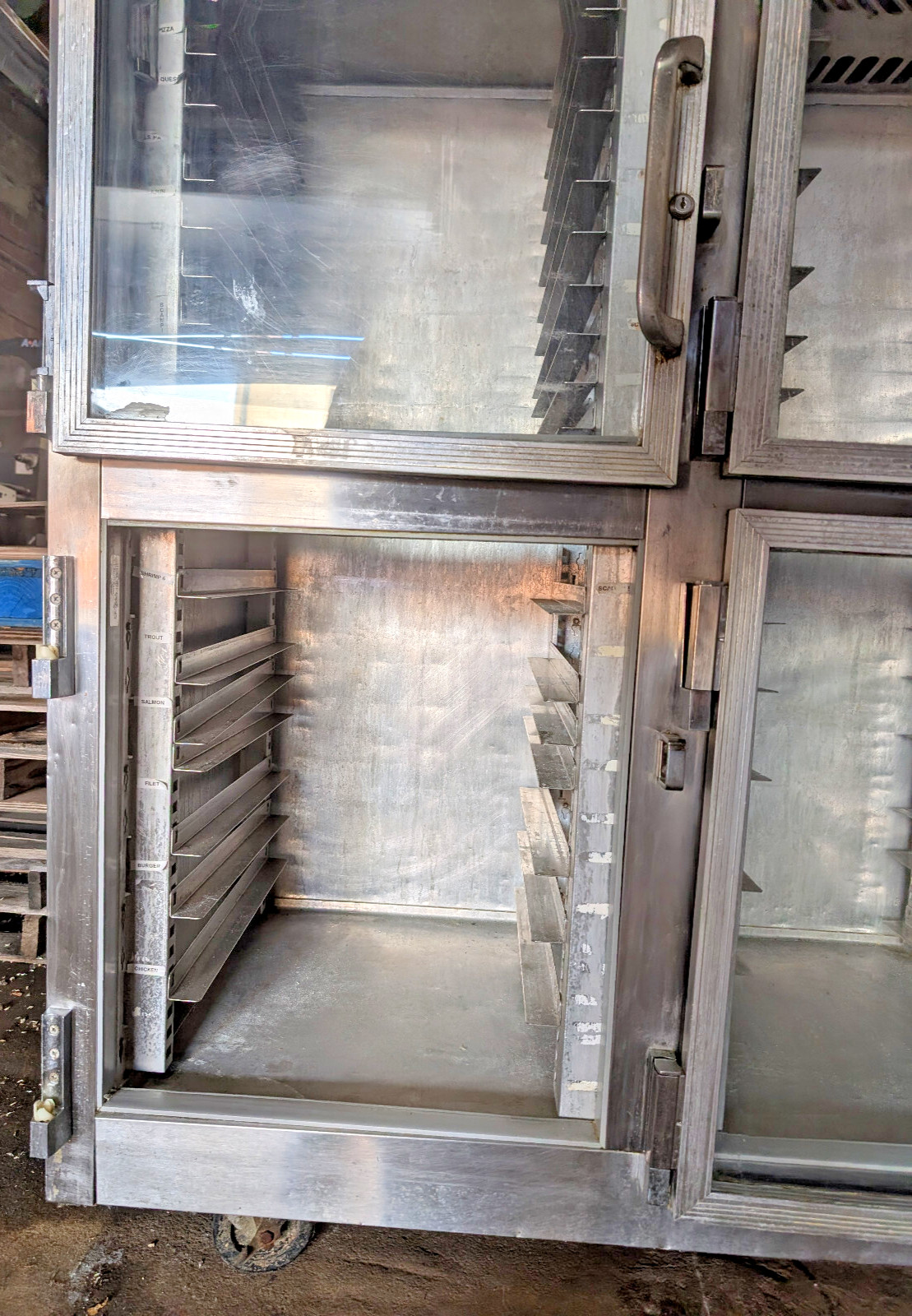 Victory RA-2D-S1 Ultraspec Two Section Reach-In Refrigerator, Glass Half Doors