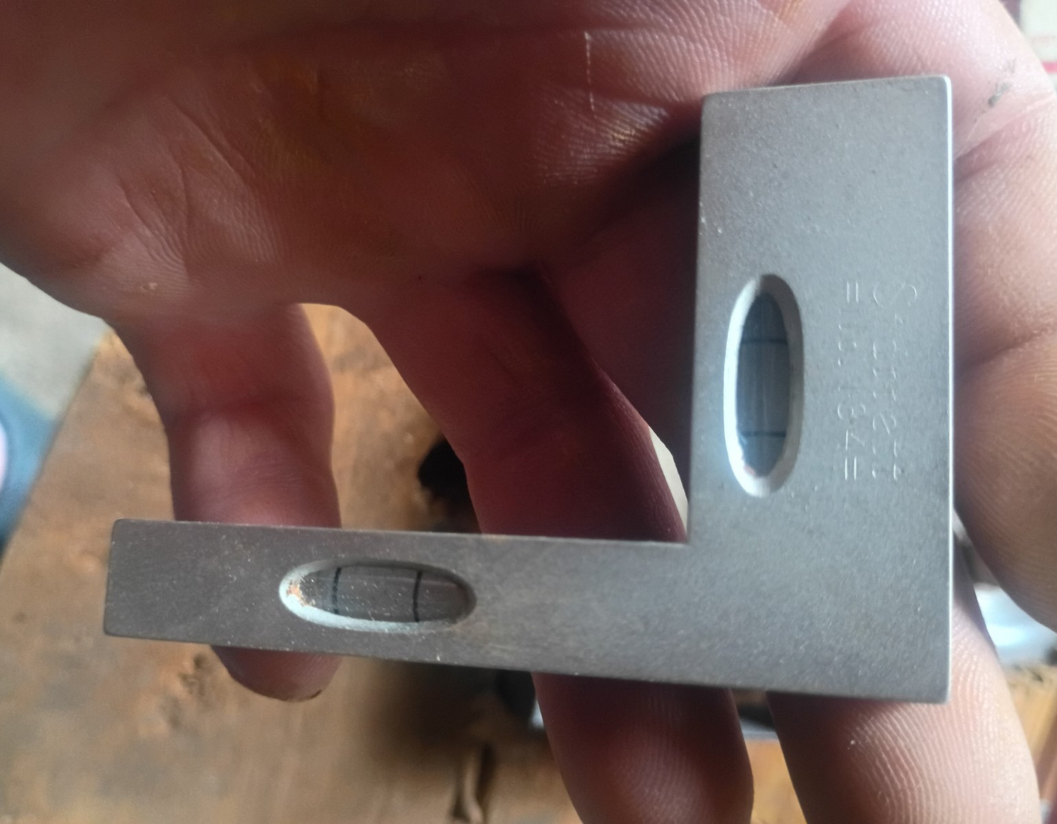 Steel Machinist Measuring Square, L-Shaped Engineer’s Square 2 in x 1.5 in