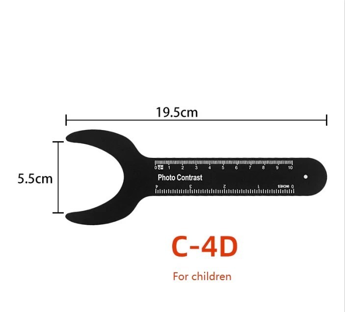 6Pcs/Kit Dental Oral Photo Palatal Photography Contrastors Black Background Tool