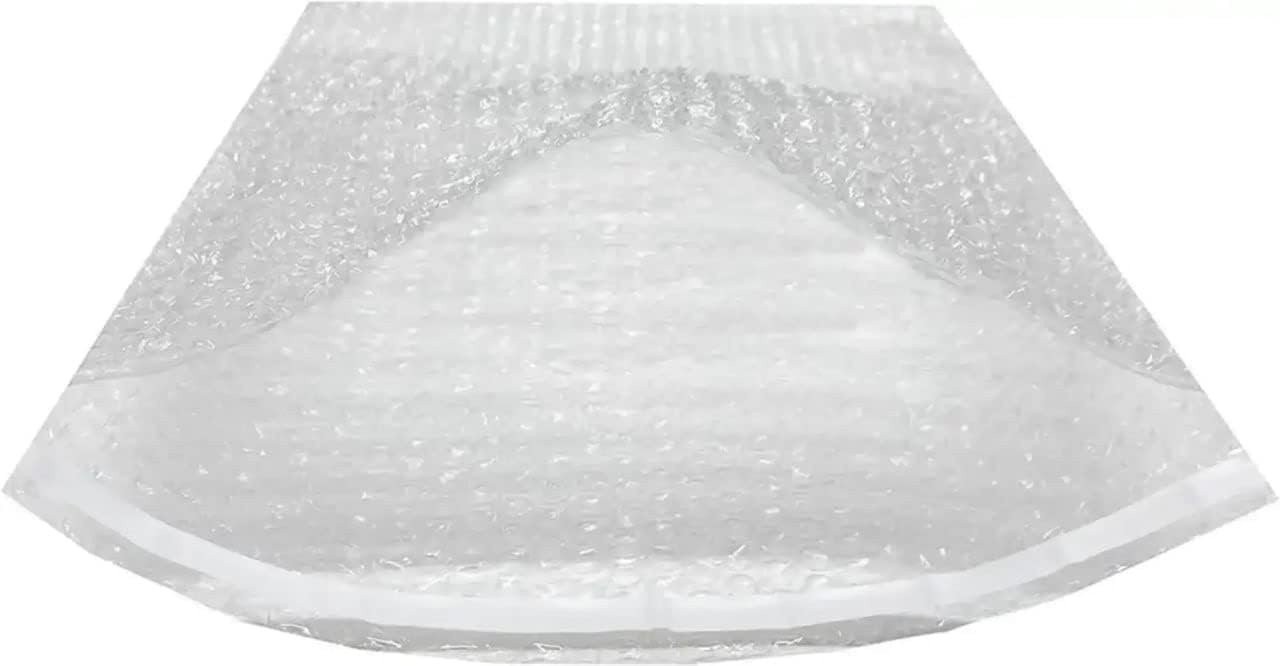 100-3×5 Bubble Out Pouches Bags Wrap Cushioning Self Seal Clear 3″ x 5″