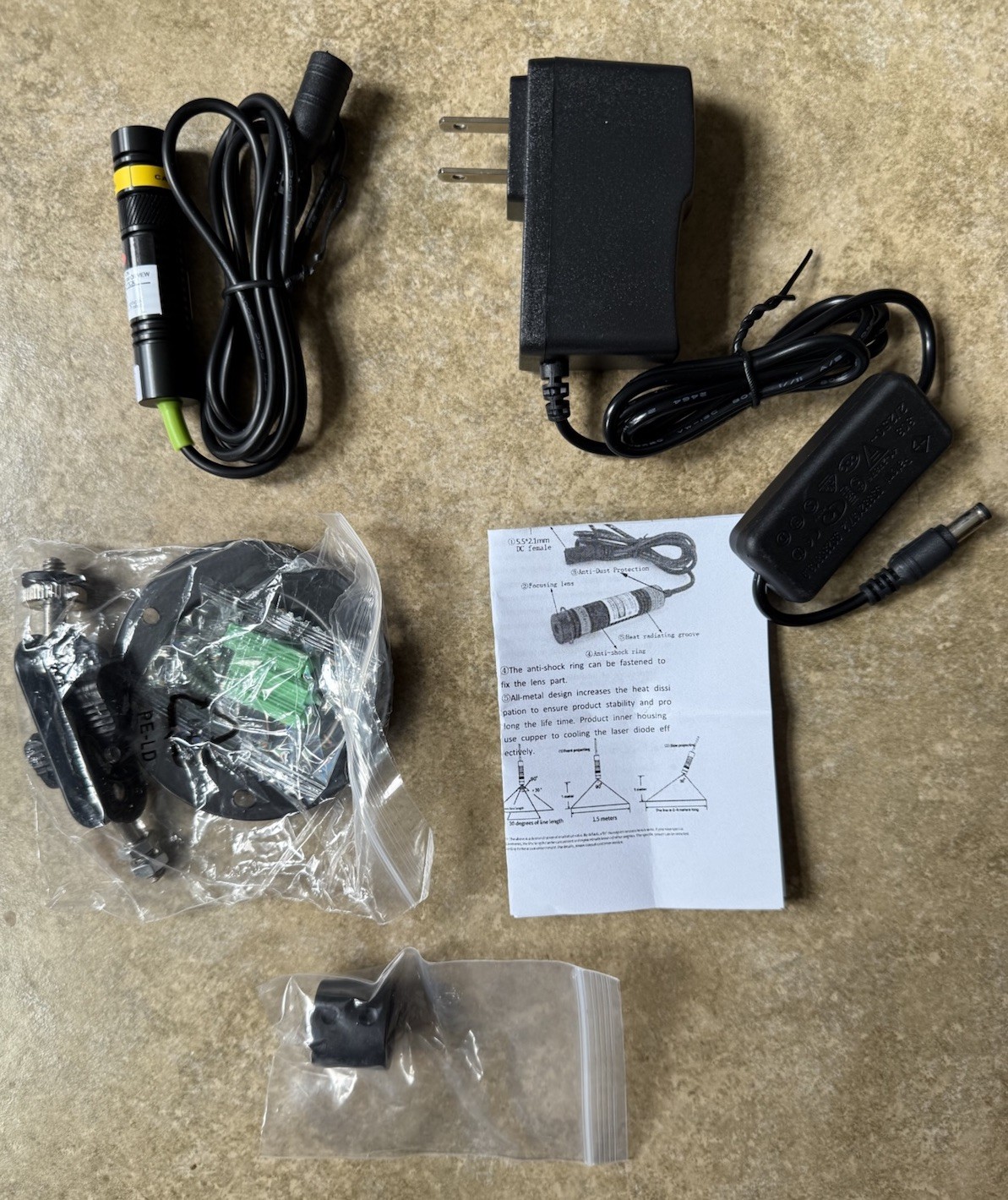 520nm Green Cross Line Module Cross hair Locator Marker for Positioning Machine