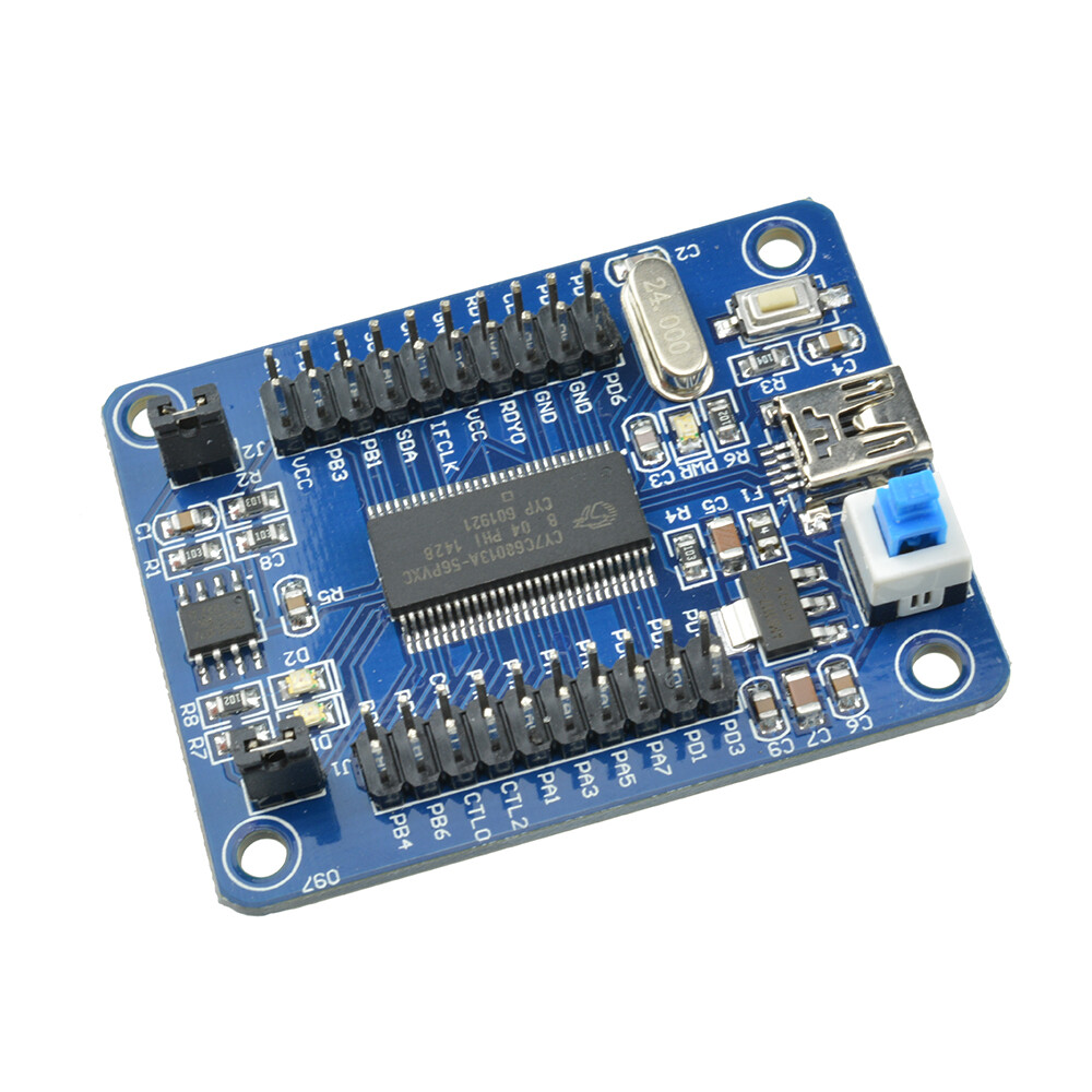 CY7C68013A-56 EZ-USB FX2LP USB2.0 Develope Board Module Logic Analyzer EEPROM!