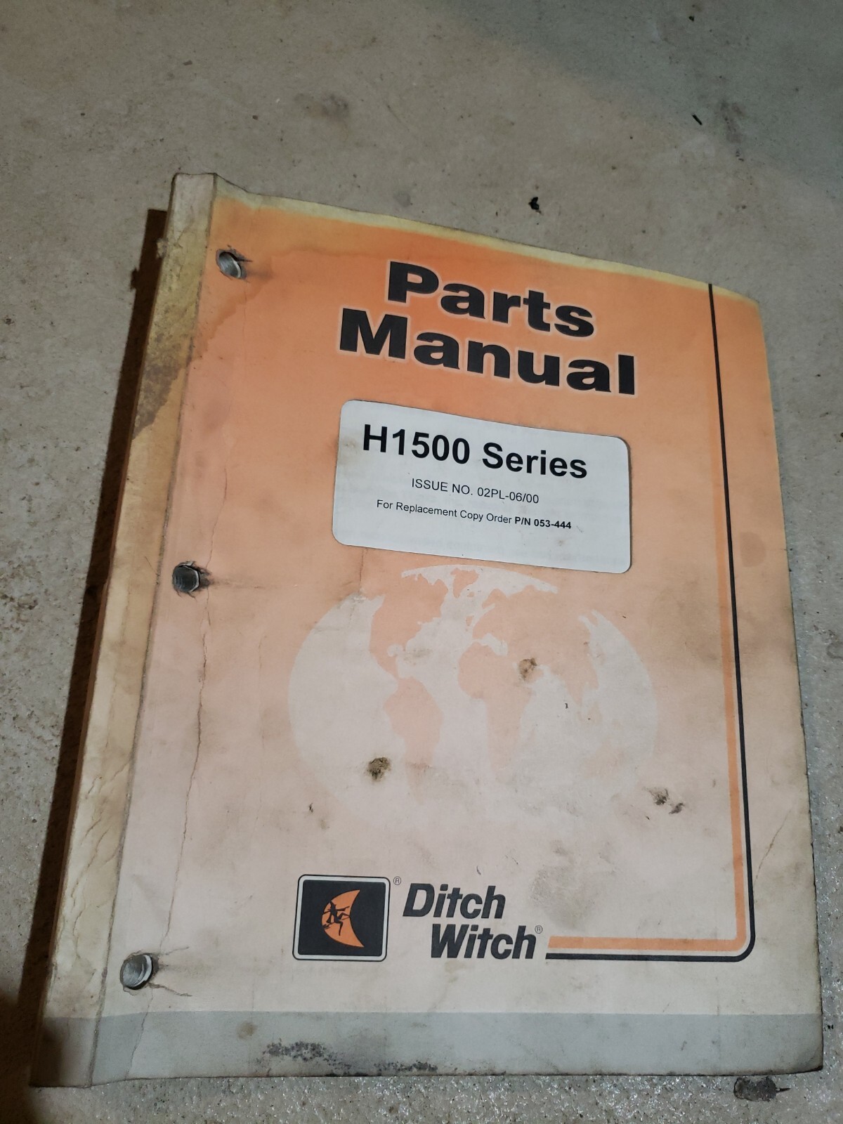 Ditch Witch H1500 Parts Manual