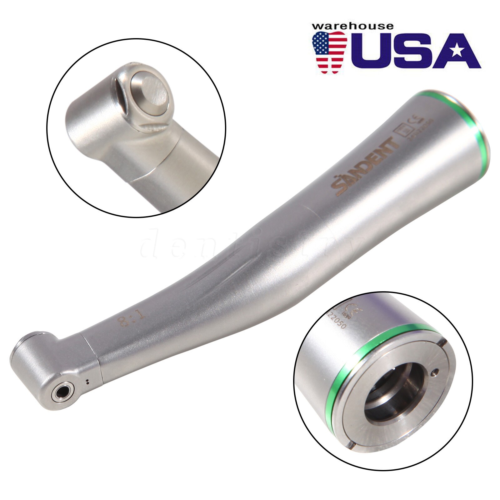 Dental 8:1 Endo Handpiece For Promark Endodontic Contra Angle