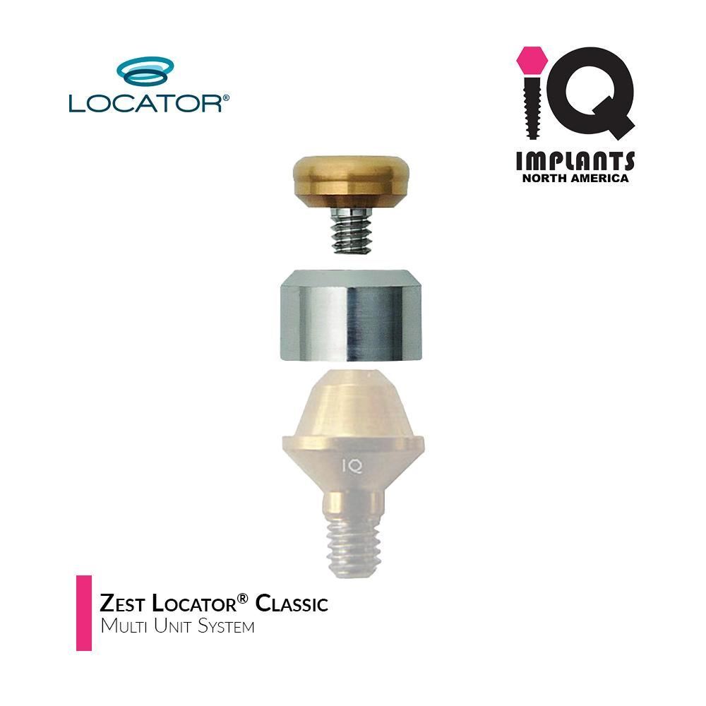 Zest LOCATOR Original Genuine Attachment System for Multi-Unit Abutments, 2-Pack
