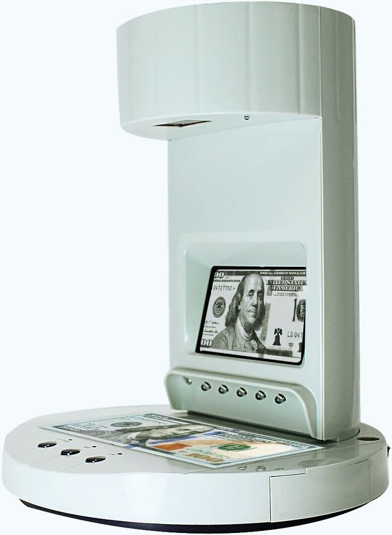 AccuBANKER D200 Counterfeit Money Detector Bill & ID with 5-Point UV/MG/IR/DD/MT