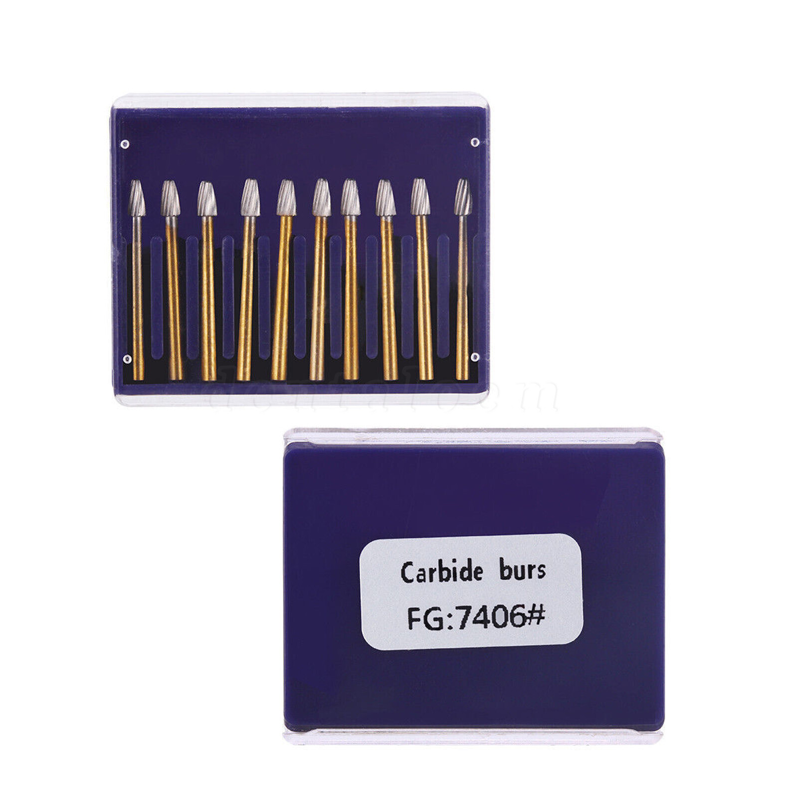 10 Pcs Dental Carbide Trimming & Finishing Burs FG For High Speed Handpie