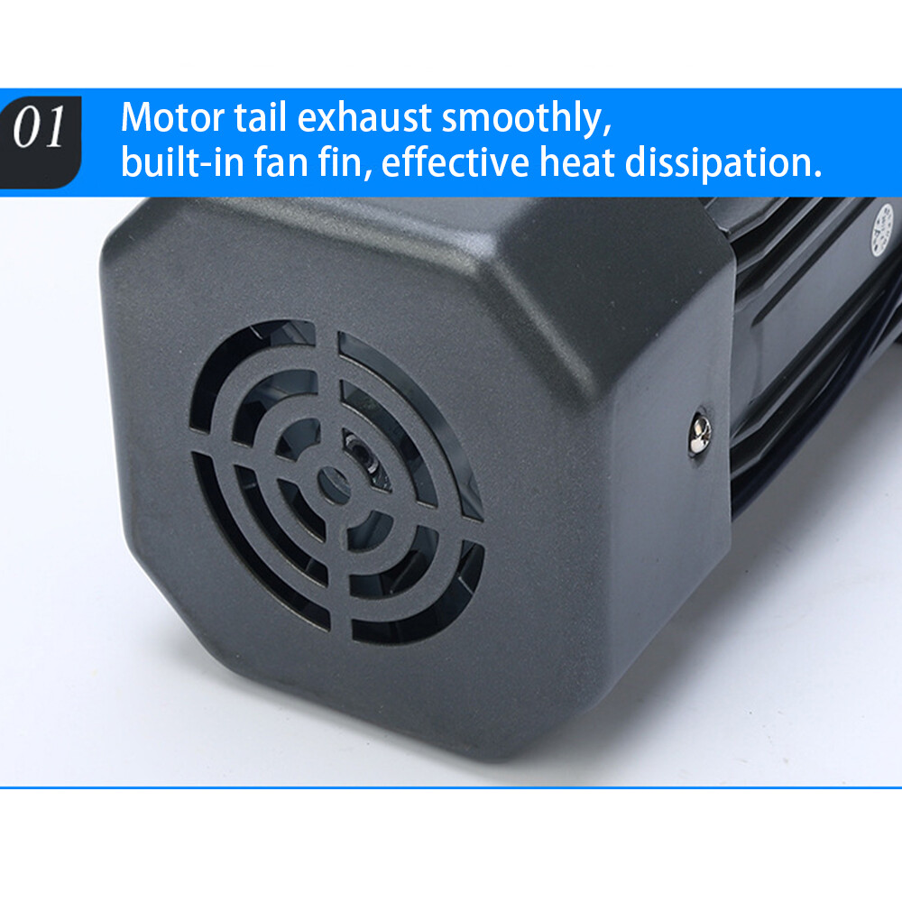 15W AC Gear Motor Electric Single-phase Motor Reduction Ratio 1:3 110V 450RPM
