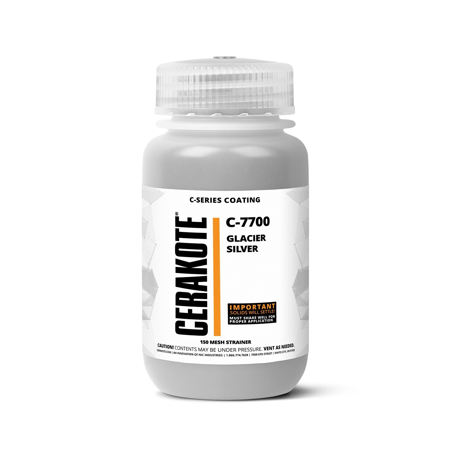 CERAKOTE® C-SERIES Air Cure Ceramic Coating C-7700 Glacier Silver (4oz)