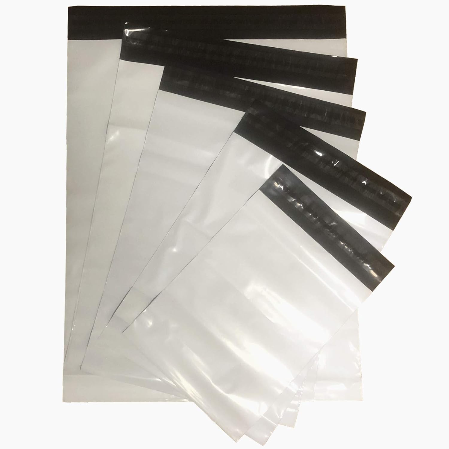 100 Mixed Size Variety Pack Poly Mailers Mailing Bags Shipping Bags Assorted lot