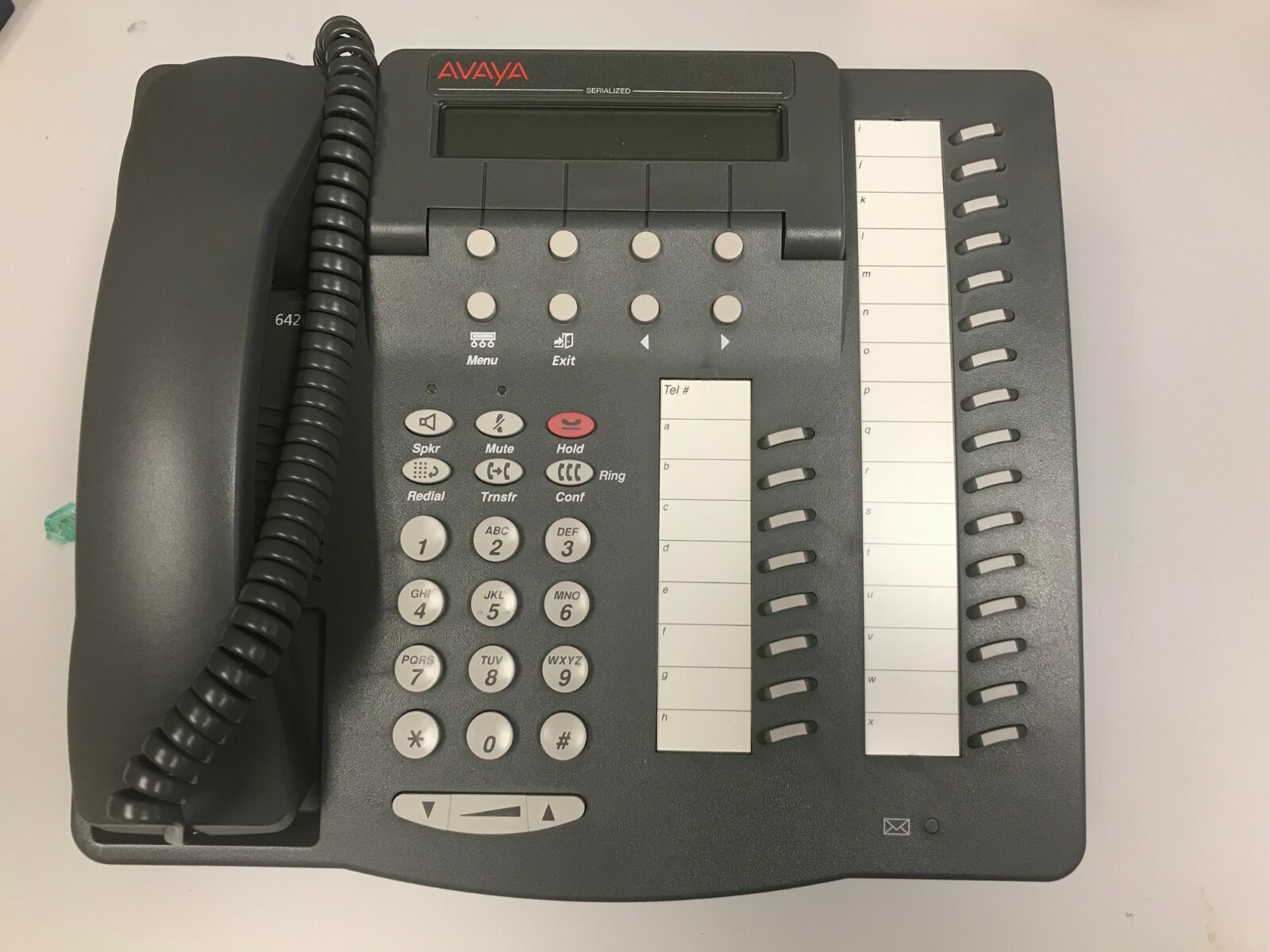 Fully Refurbished by Avaya – Avaya Definity 6424D+ Speaker Display Phone (Grey)