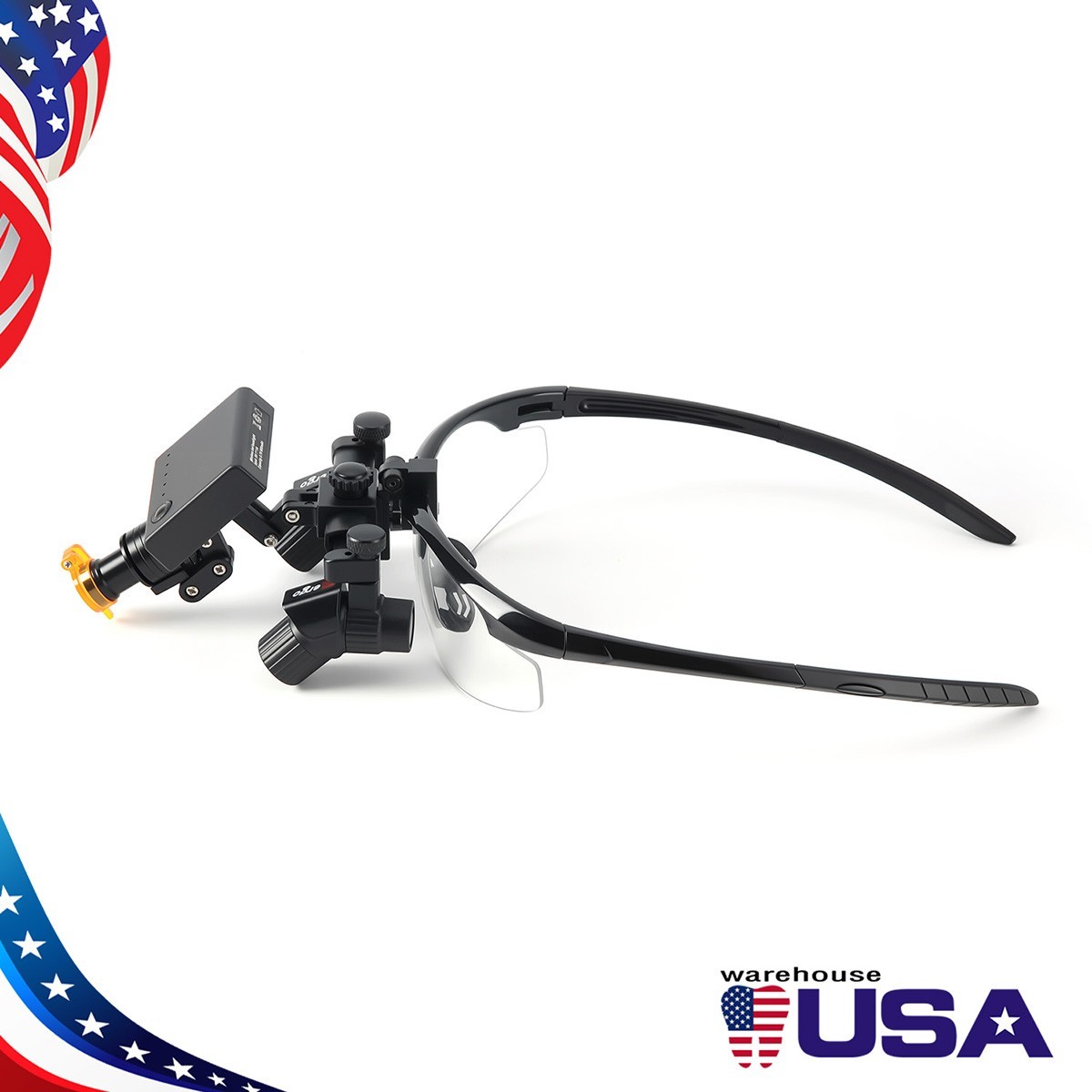 4.0X Dental Loupes Medical Ergo Surgical Magnifier+5W LED Surgical Head Light