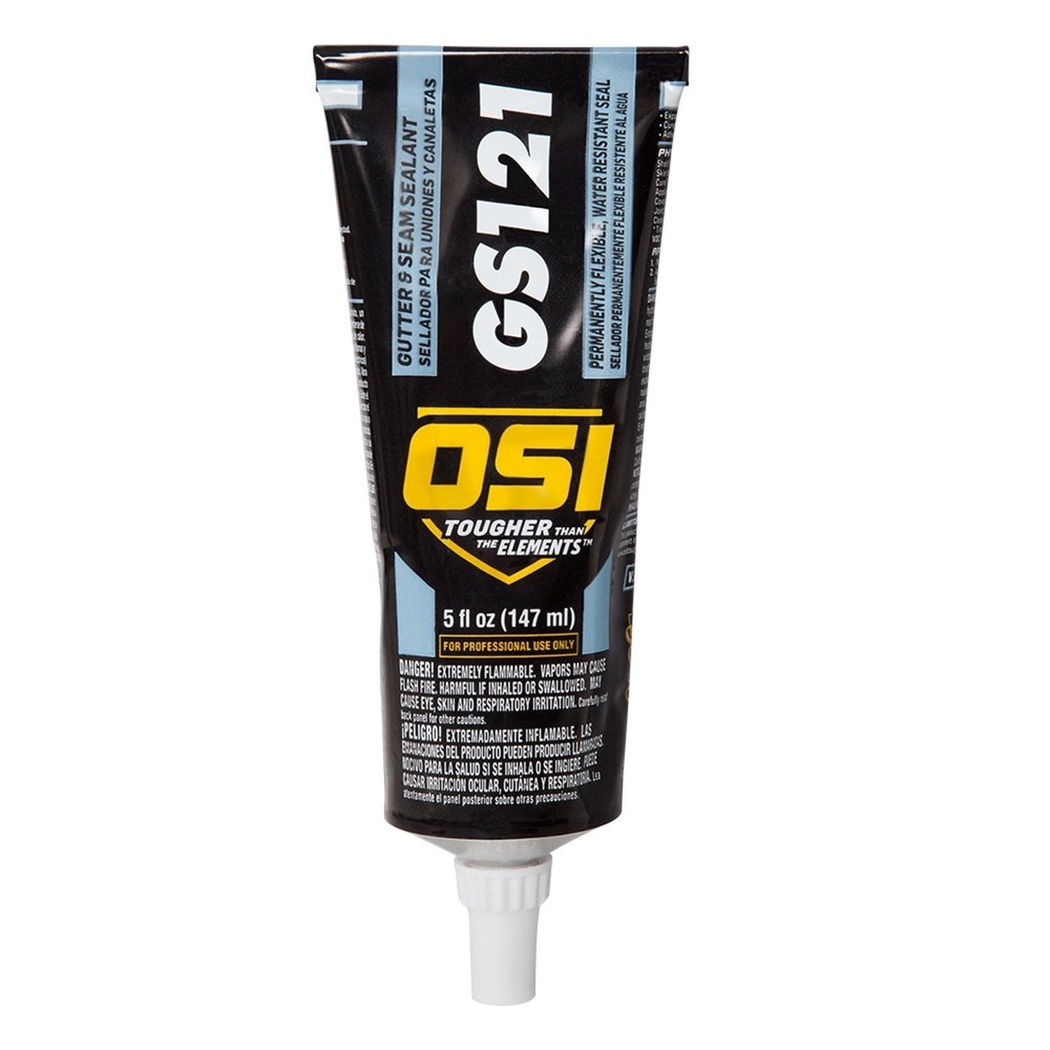 OSI GS121 Gutter and Seam Sealant White, 5 fl oz Bead