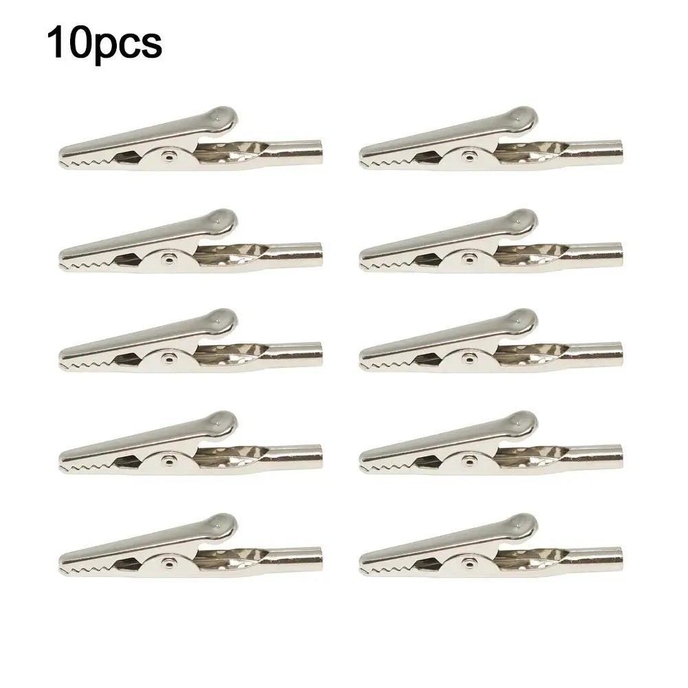 10/20/50Pcs 51mm Stainless Steel Alligator Clips