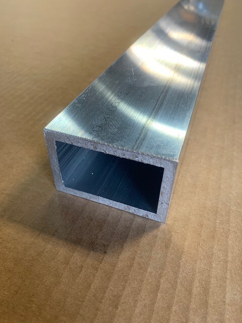 6061 Aluminum Rectangle Tube 2″ x 3″ x 12″ Length x 1/4″ Wall (0.250″ Wall)