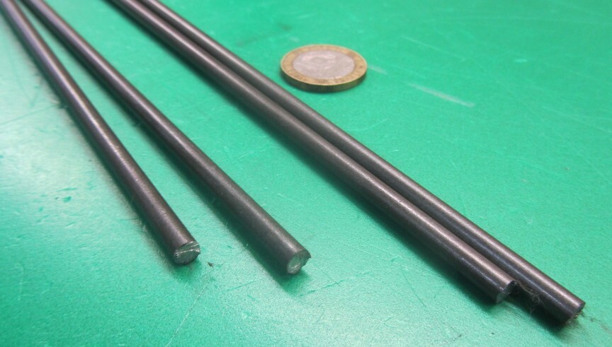 4140 Alloy Steel CF Rod, 3/16″ Diameter -.003″ x 3 Ft Length, 4 Units