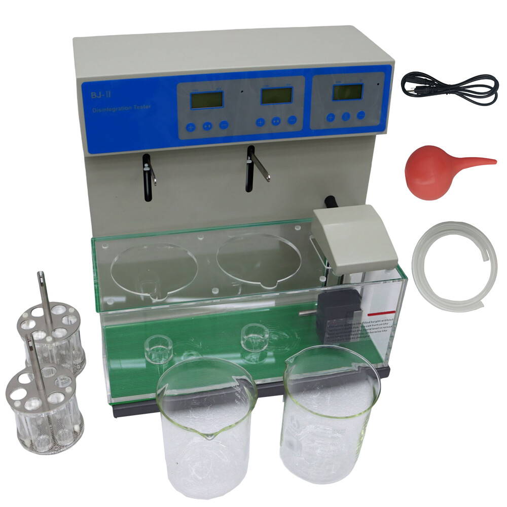 Techtongda Double Cups Equipment Tablet Disintegration Tester 110V 600W