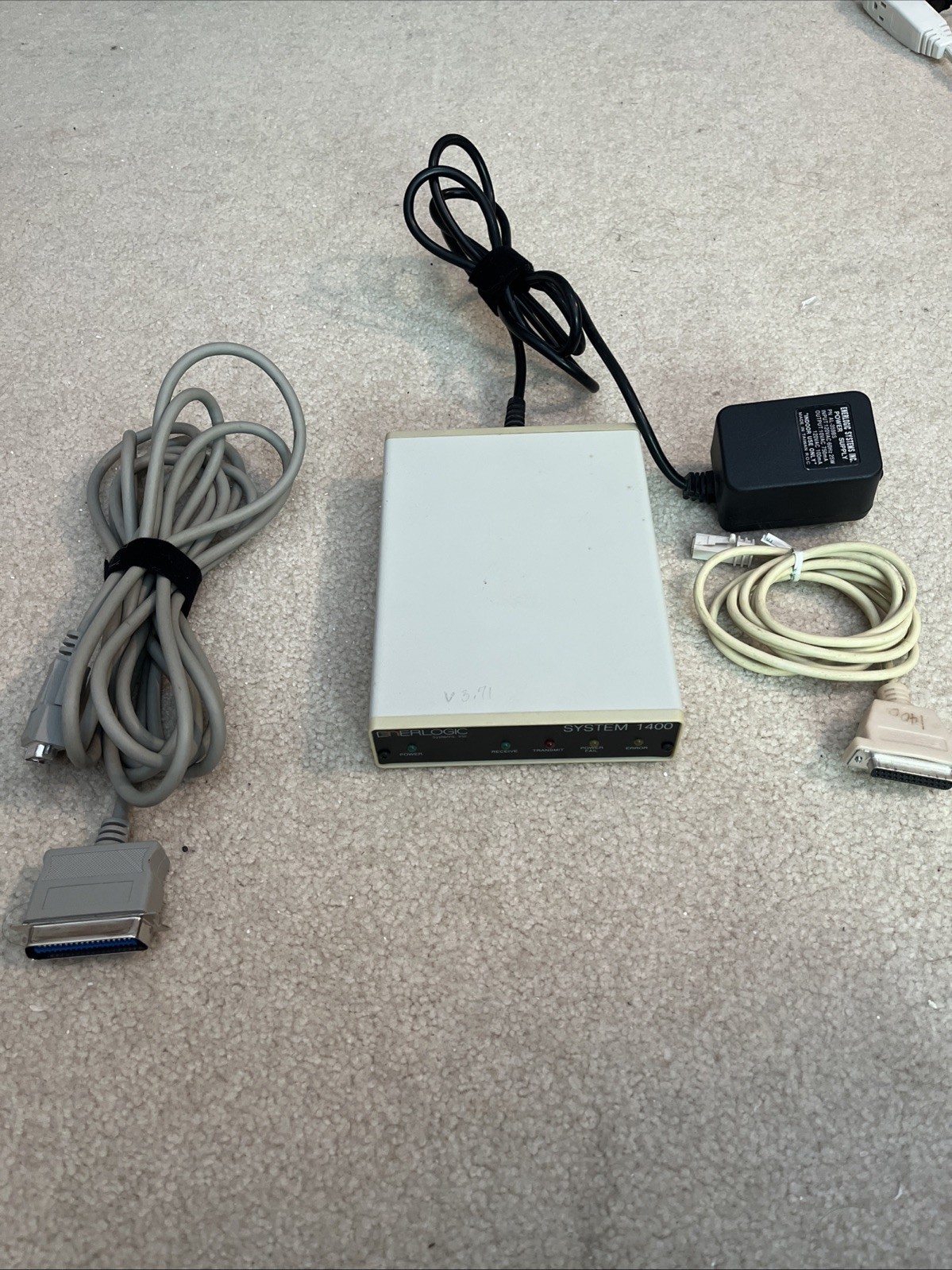 Vintage Enerlogic Systems Inc. System 1400 Receive Transmit V3.71 + Cables
