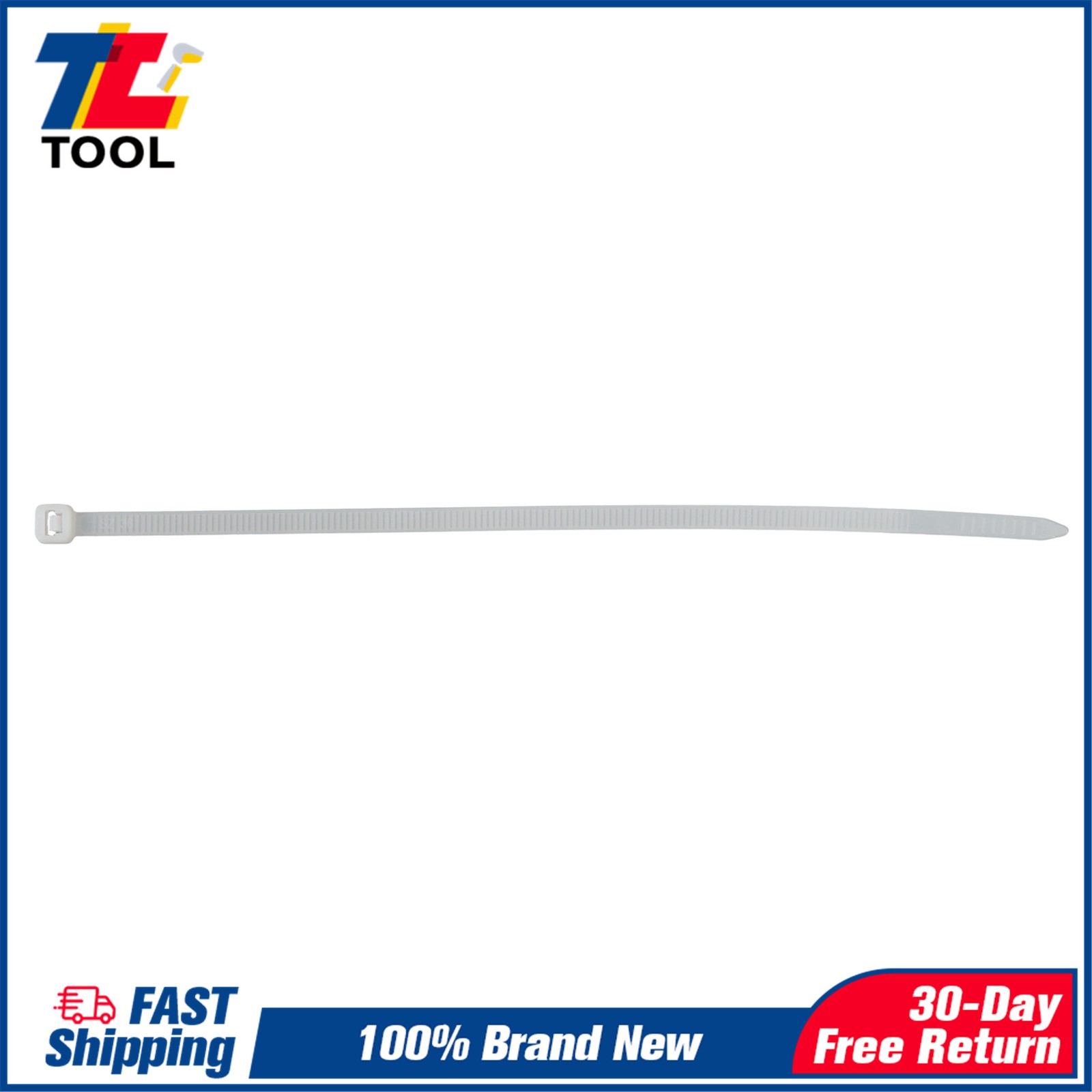 1200pcs Self-Locking Nylon Ties 8″, Heavy Duty 50lb Tensile, White Wire Ties