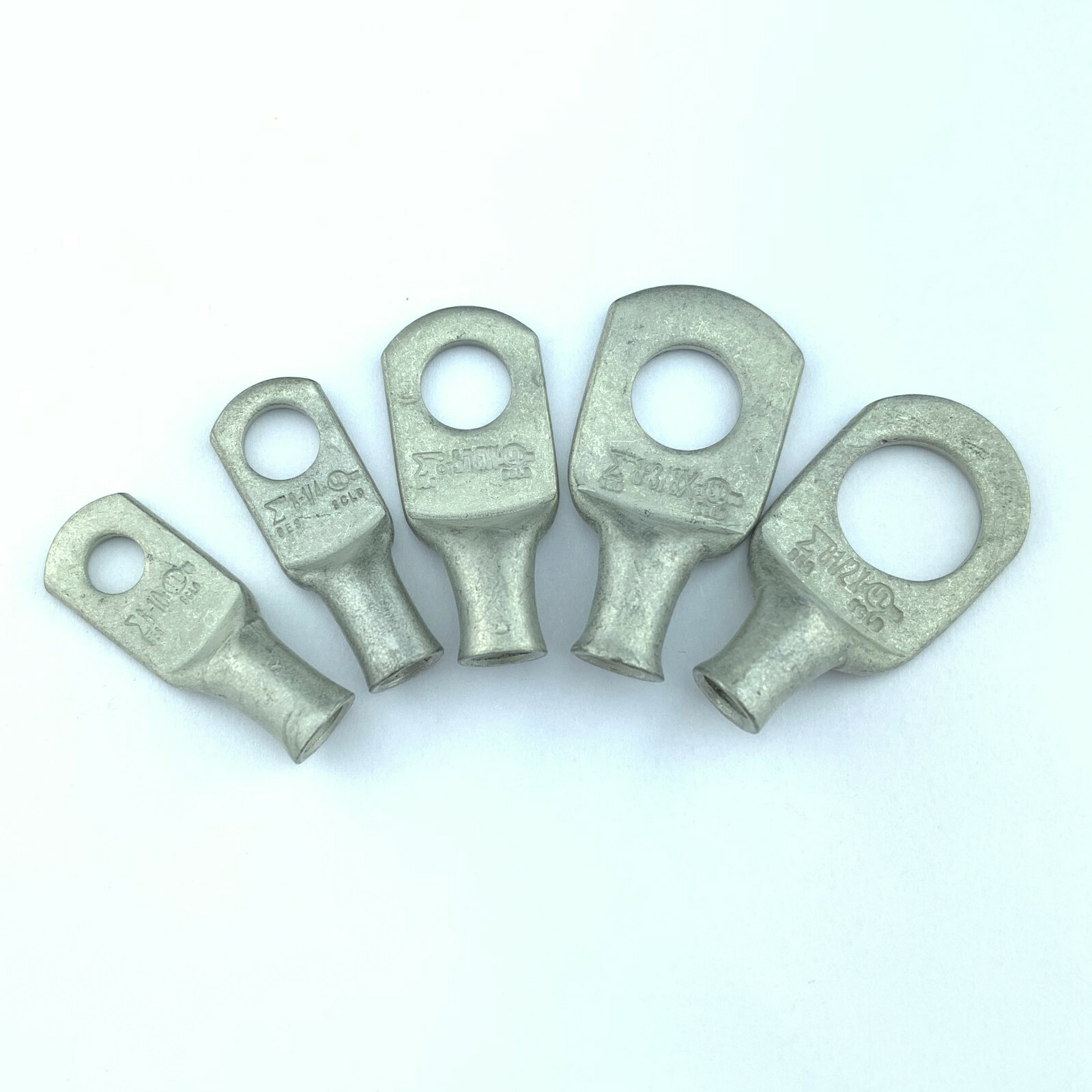 8 AWG Gauge Cable Lugs Ring Terminals Battery Wire Connectors Pure Copper Tinned