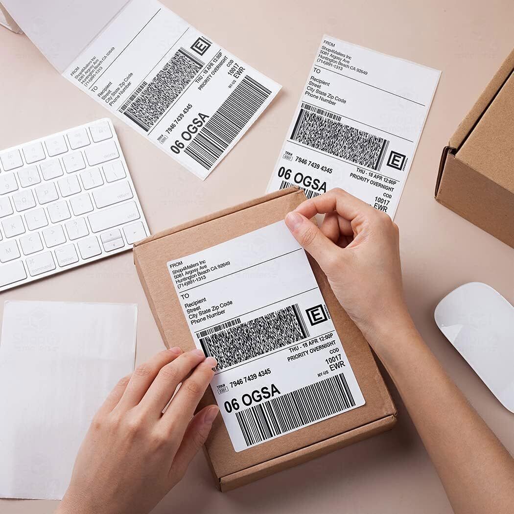 4″x6″ Direct Thermal Address Shipping Labels For Rollo & Zebra Fanfold/Roll US