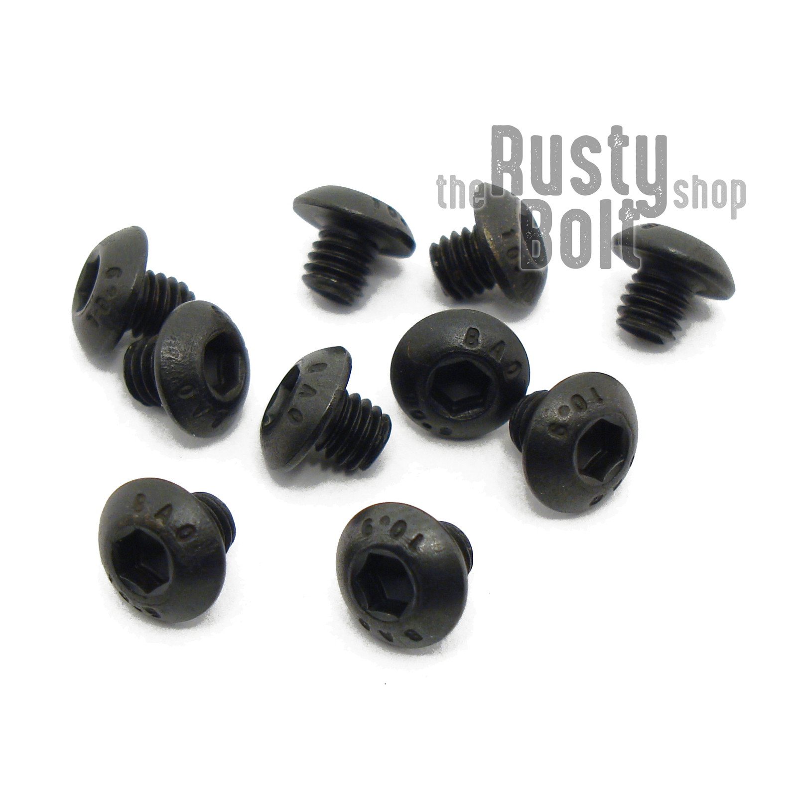 M3 x 3mm, Socket Button Head Screws, 10.9 Steel, Black Oxide