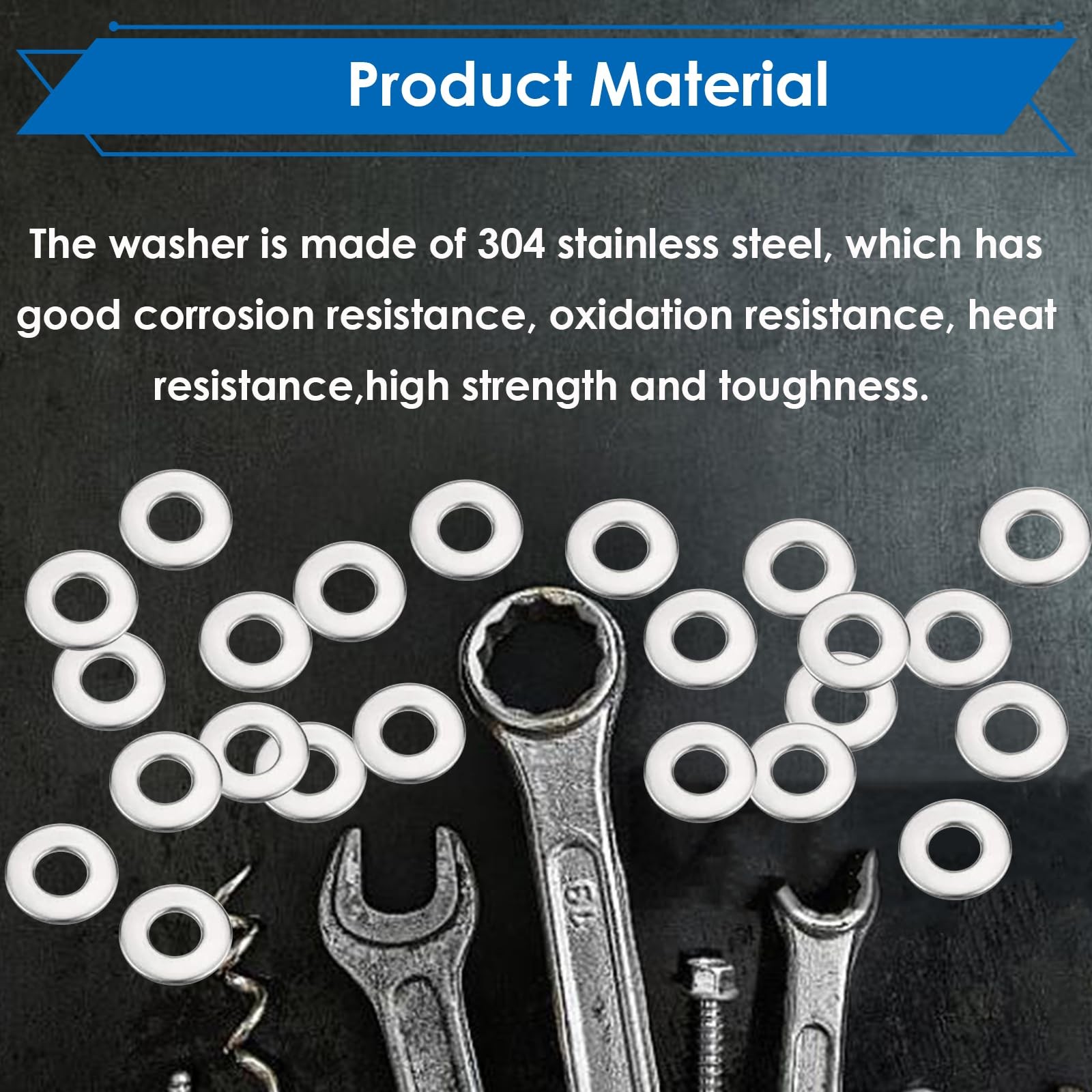 Silver Pop Rivet Washers Aluminum Back Up Washers for Rivets 3/16 In 320 Pk