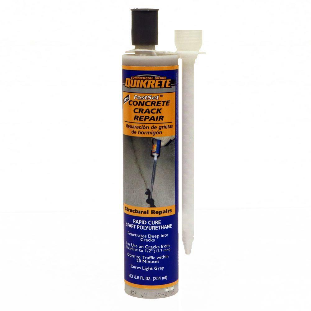 Quikrete 8650-69 FastSet Concrete Crack Repair LT GRAY 8.6oz