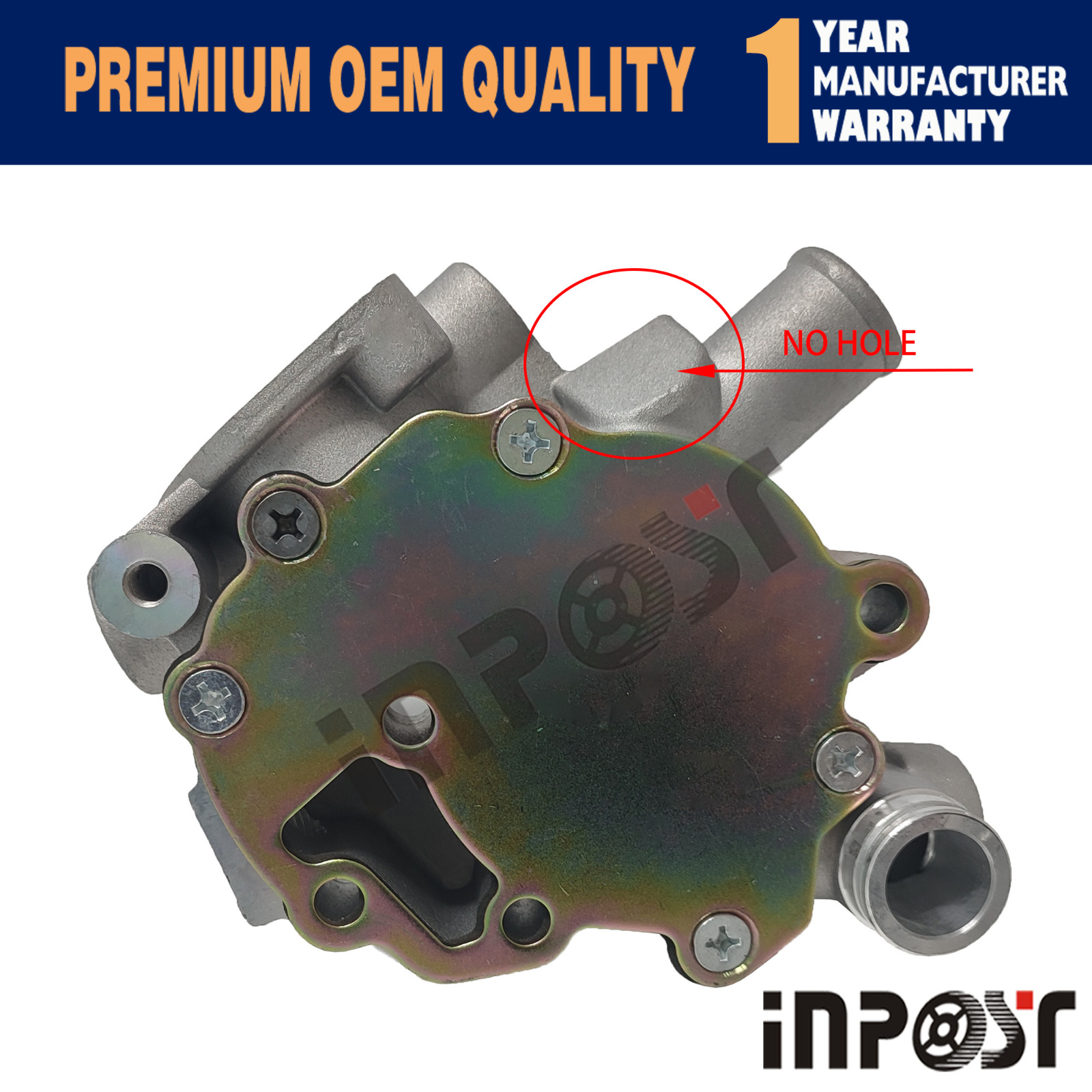 INPOST Water Pump 119660-42004 119660-42009 For Yanmar Engines YM486