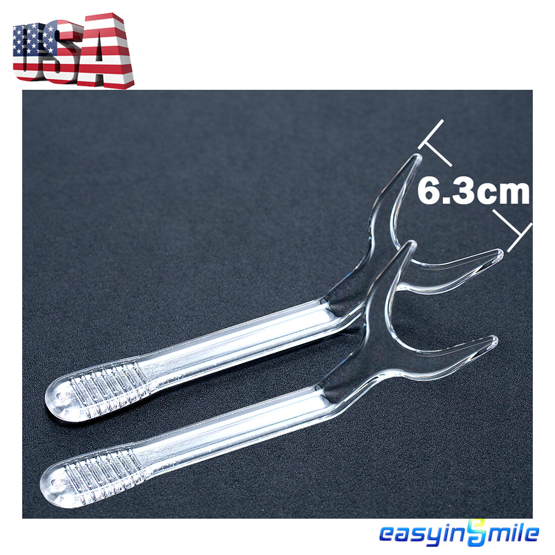 Orthodontic Cheek Lip Retractor Dental Mouth Opener Photography autoclavable 2pc
