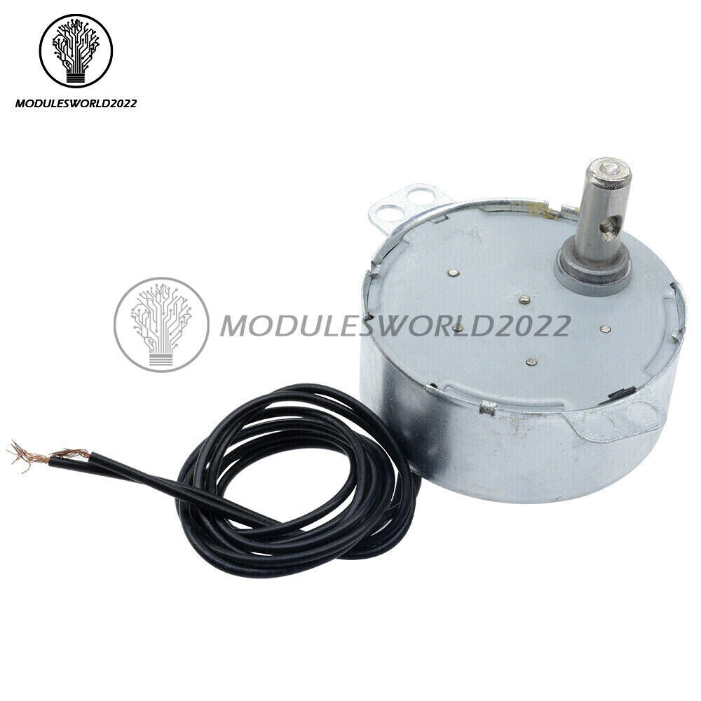 TYC-50 AC12V/110V/220V Synchronous Motor 2.5/3/5/6RPM 4W 50/60Hz For Microwave