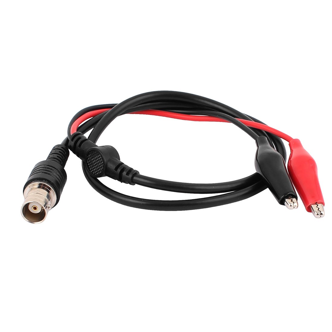 Coaxial Cable BNC Connector to Two Alligator Clips Probe Test Cable 70cm