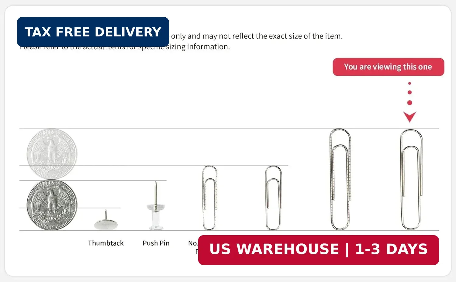 PAPERPAL Paperclips for Office School & Personal Use, Jumbo Smooth Paper Clip (2