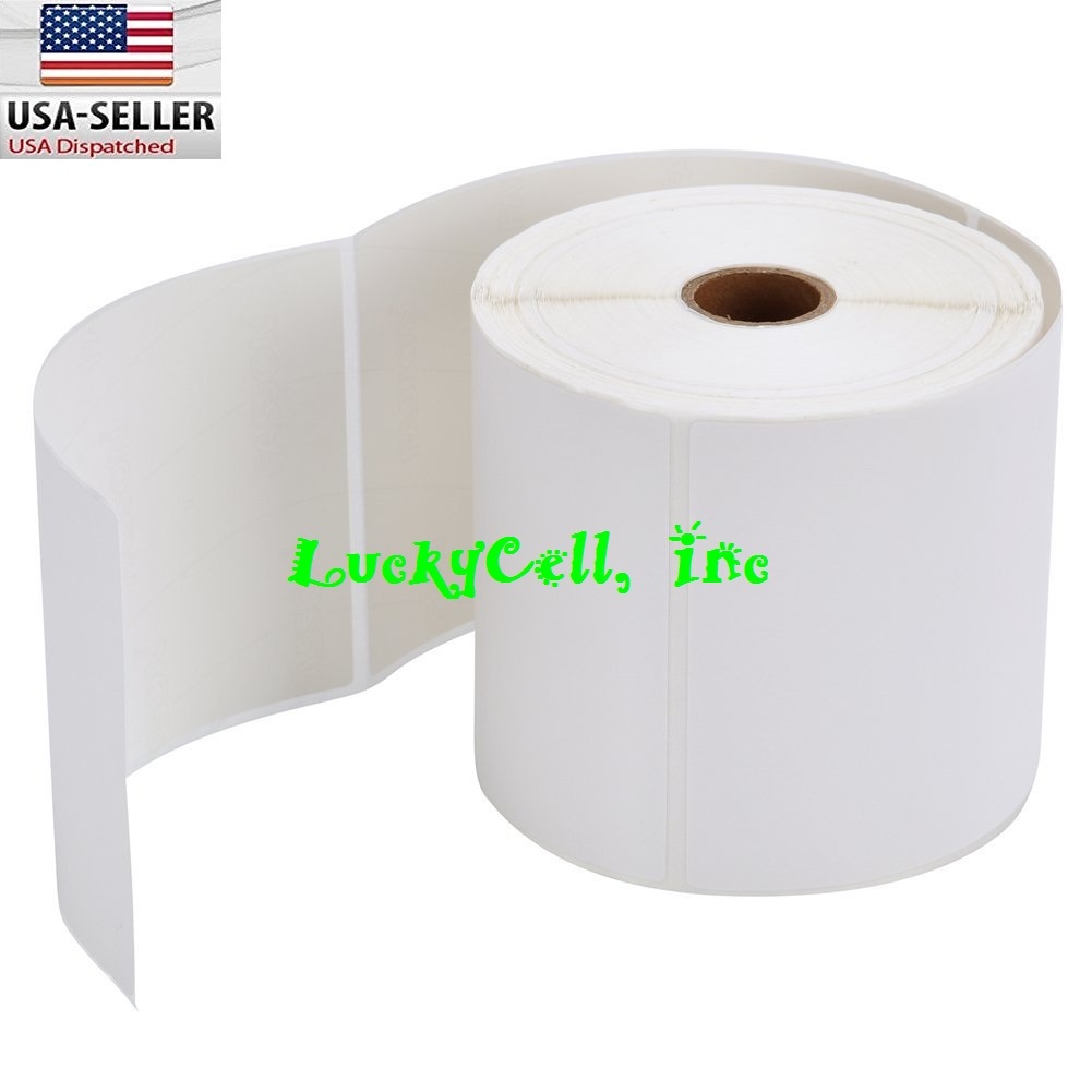 20 Rolls Direct Thermal Shipping Labels 500/roll 4×6 For Zebra ZP450 Eltron 2844