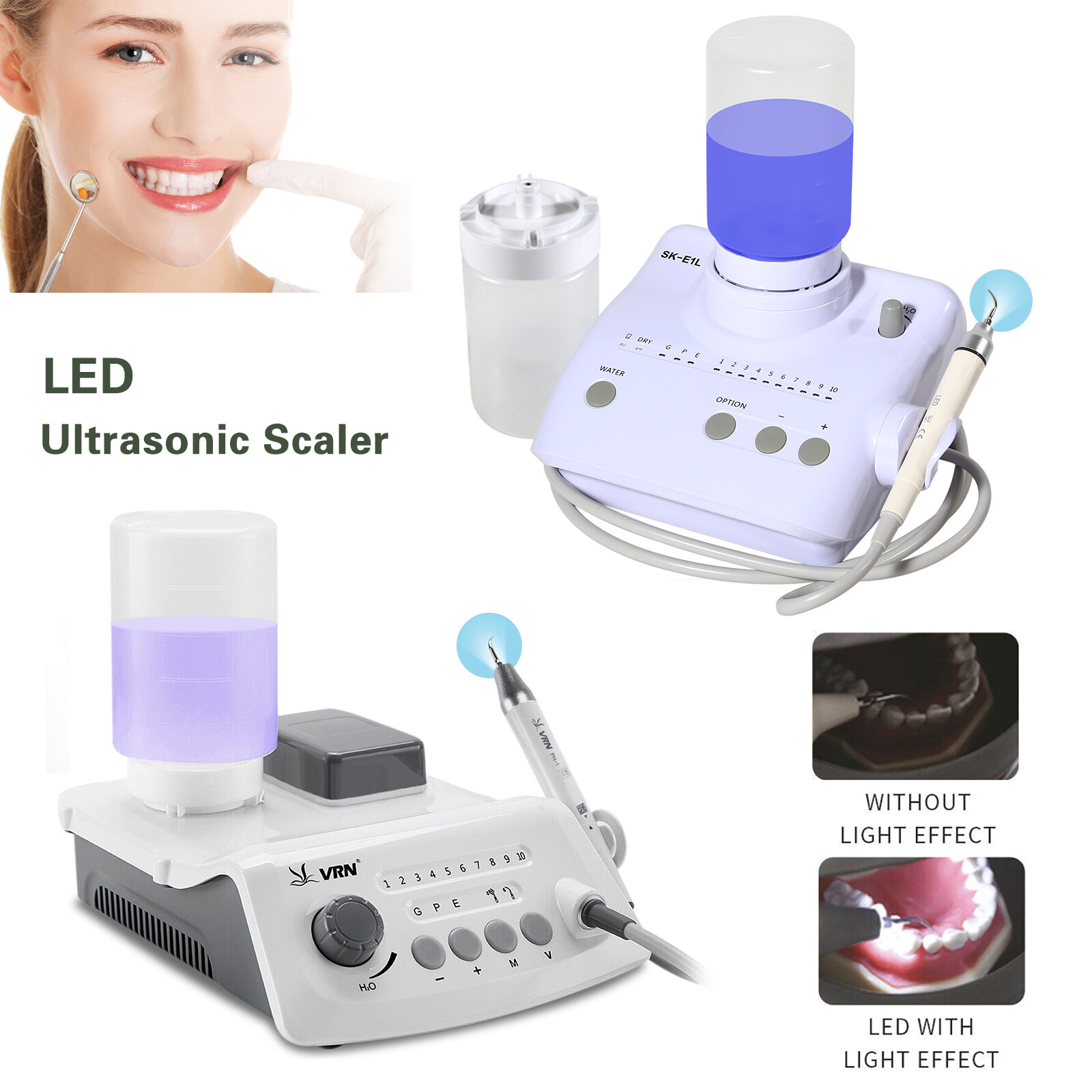 Cavitron Dental Digital Ultrasonic Scaler w/ LED Detachable Handpiece for EMS US