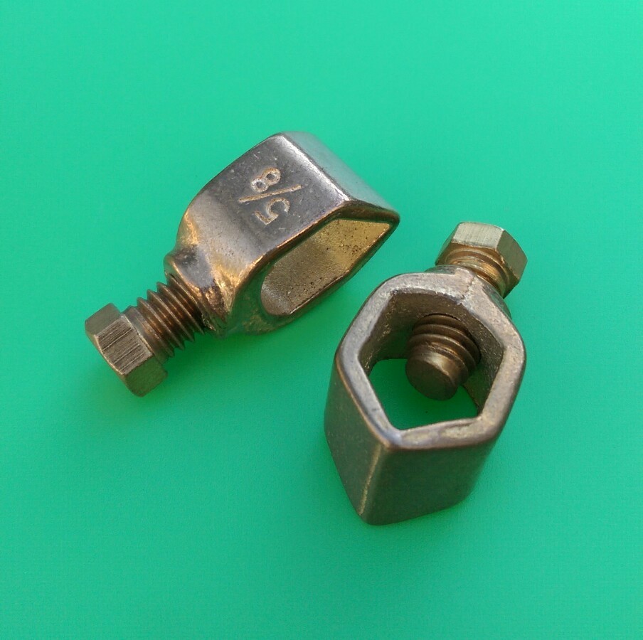 (1 PC) Perfect Vision Copper Grounding Clamp for 5/8″ Ground Rod