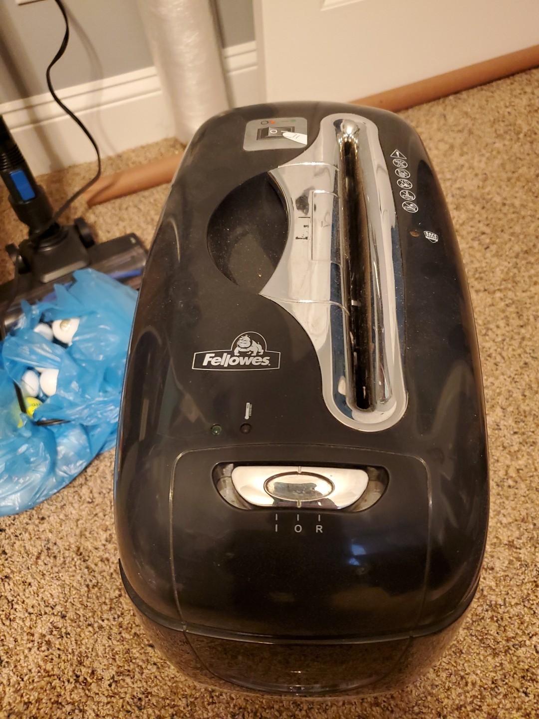 Fellowes Powershred 12Cs Paper Shredder Medium Duty Office/Home