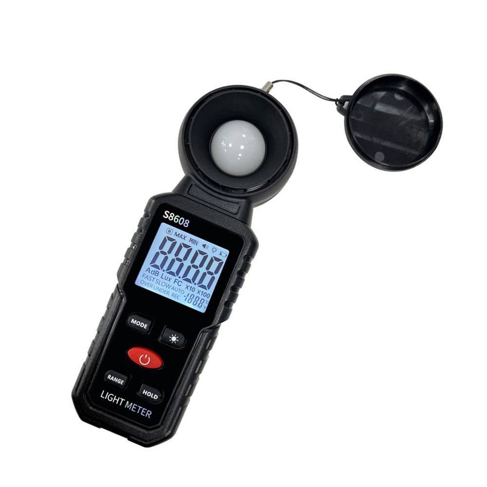 S8608 Light Meter with Dual Unit Display Lux FC Suitable for Labs Field