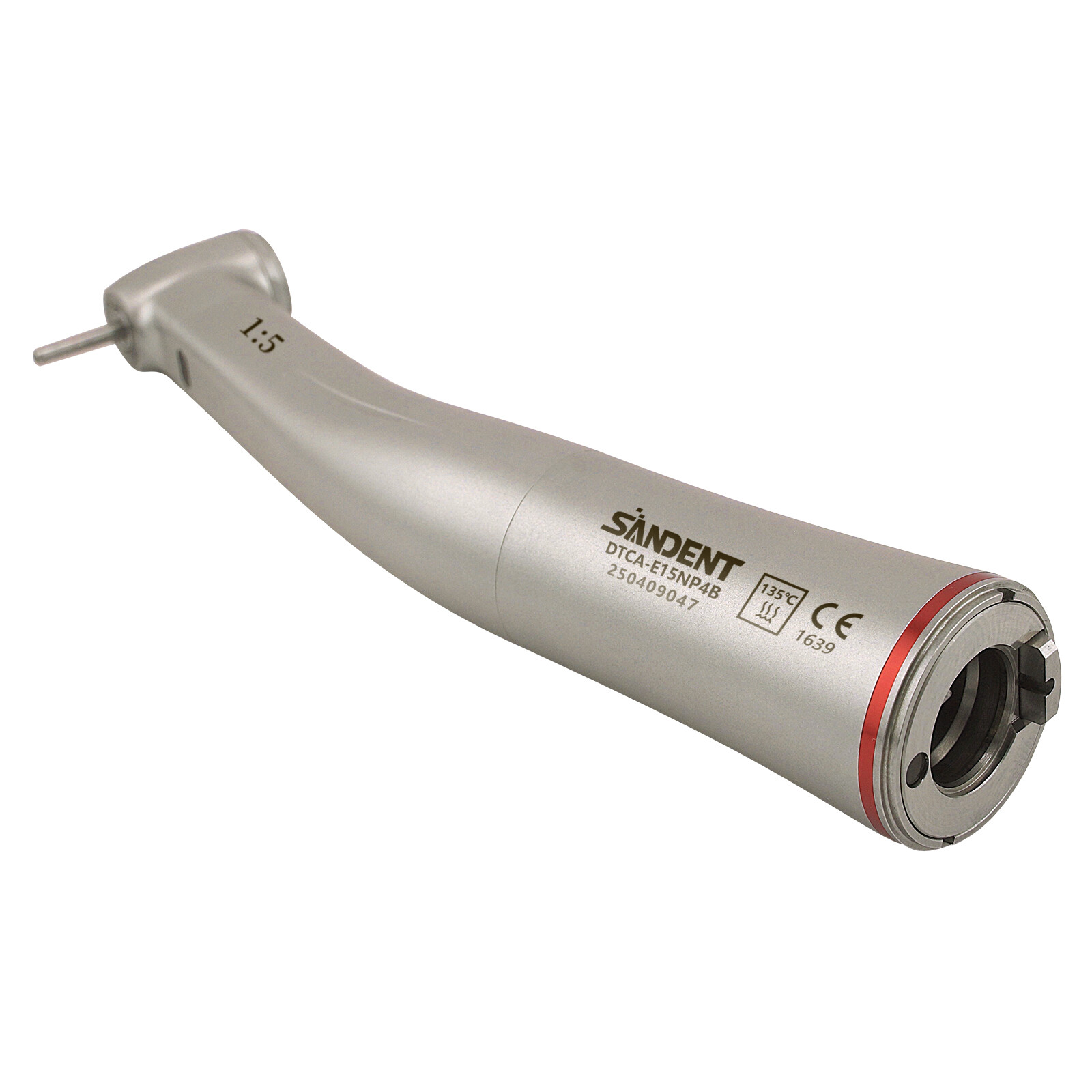 SANDENT Dental Electric Handpiece 1:5 LED Optic Contra Angle Standard E-Type USA