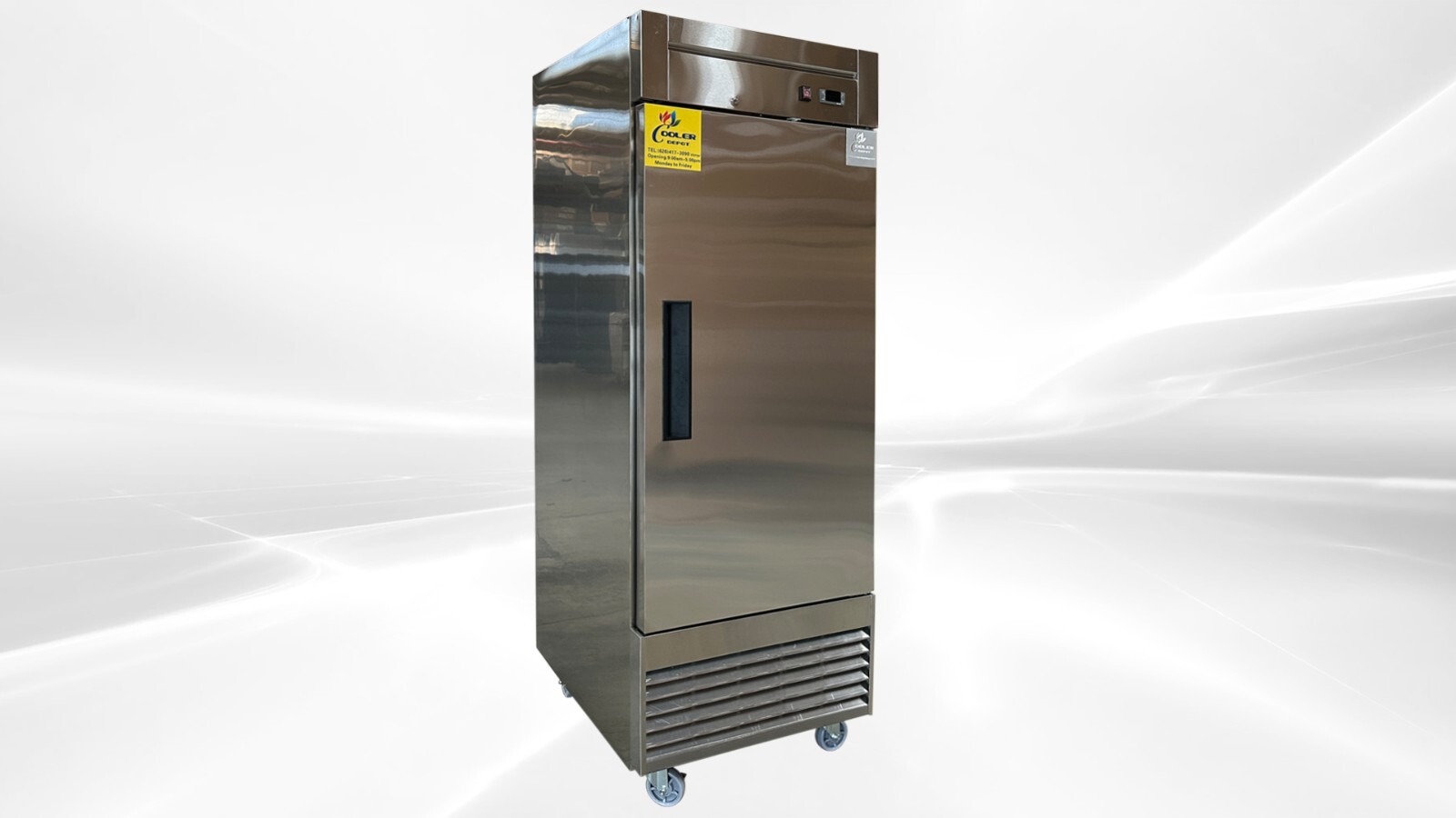 NEW Commercial Reach In Refrigerator Upright Stainless NSF ETL 28″ x 32″ x 80″