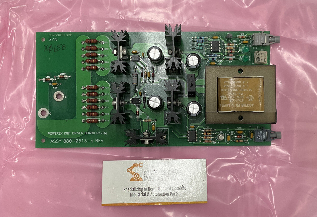 Powerex 880-0513-1 IGBT Driver Board PCB (CB104)