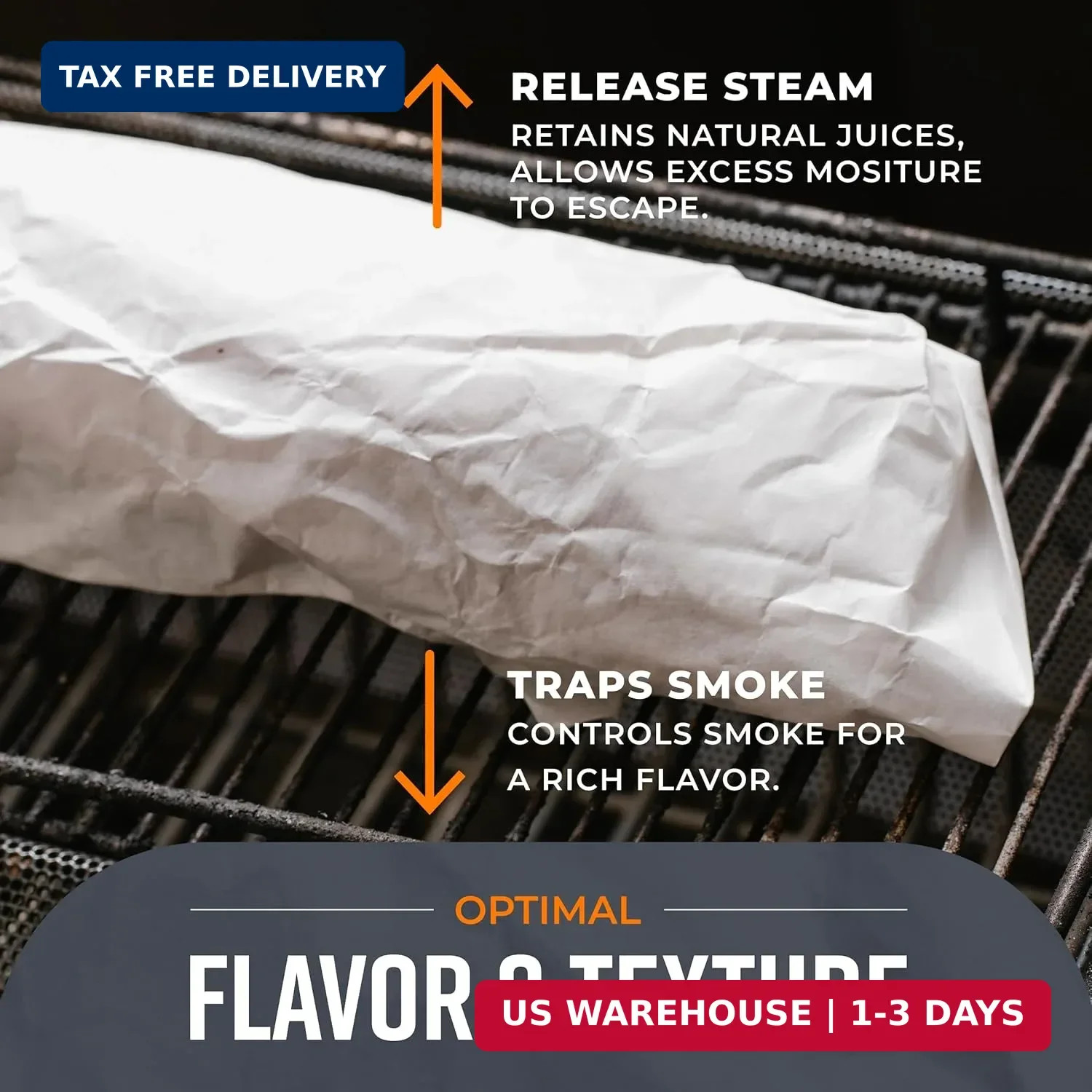 White Kraft Butcher Paper Roll – 18” x 150′ – Versatile & Durable – Ideal fo…