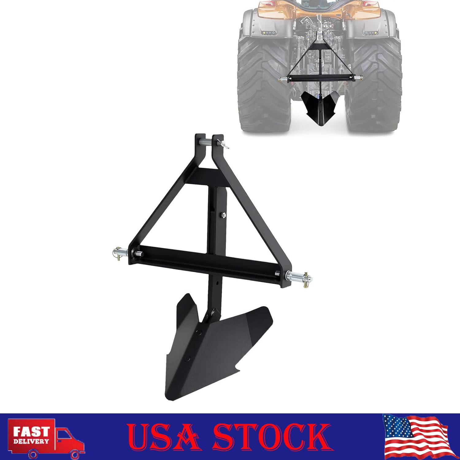Steel Middle Buster Heavy Duty For Category 1 3 Point Quick Hitch Tractors Plow