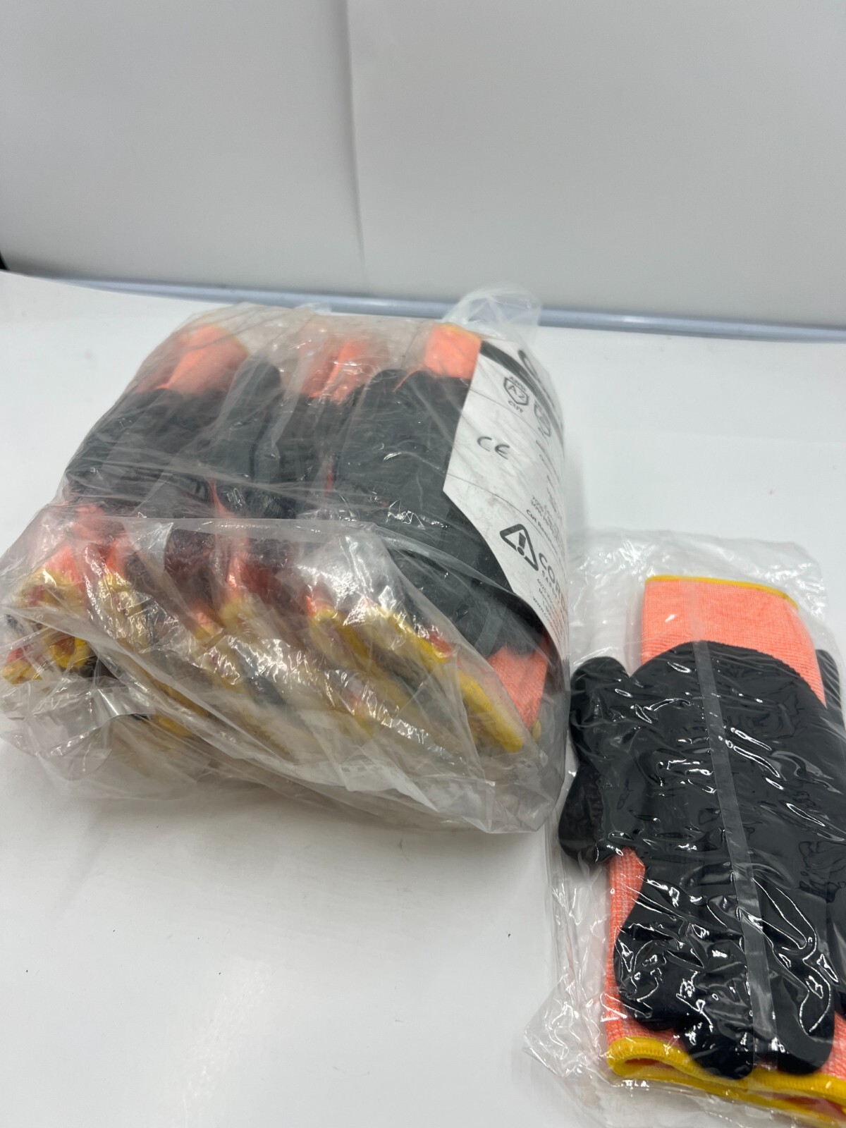 (Pack Of 12 Pairs) Cordova Cor-Tex Hi-Vis Orange Synthetic Fiber Gloves Medium