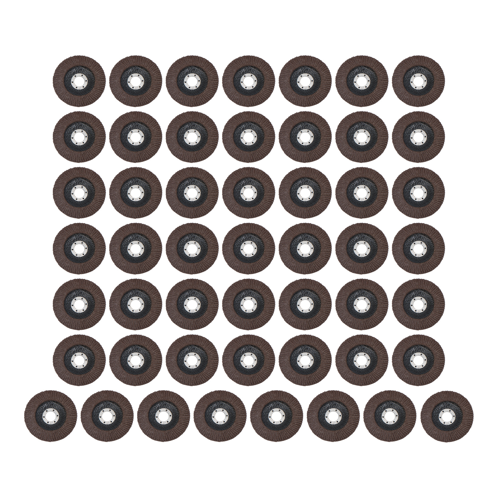 50 Pcs 4-1/2″×7/8″ 40 Grit Premium Zirconia Flap Disc Sanding Grinding Grey