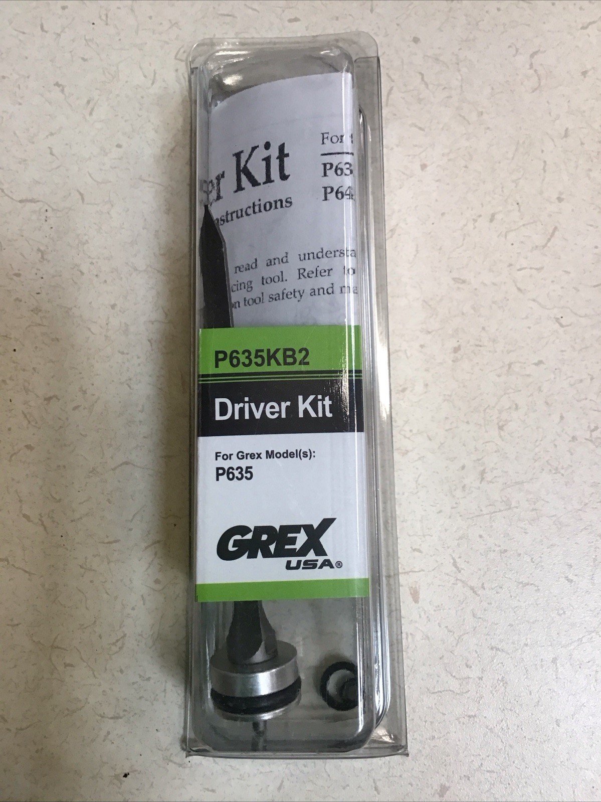 Grex P635KB Driver Kit. For P635 Pin Gun