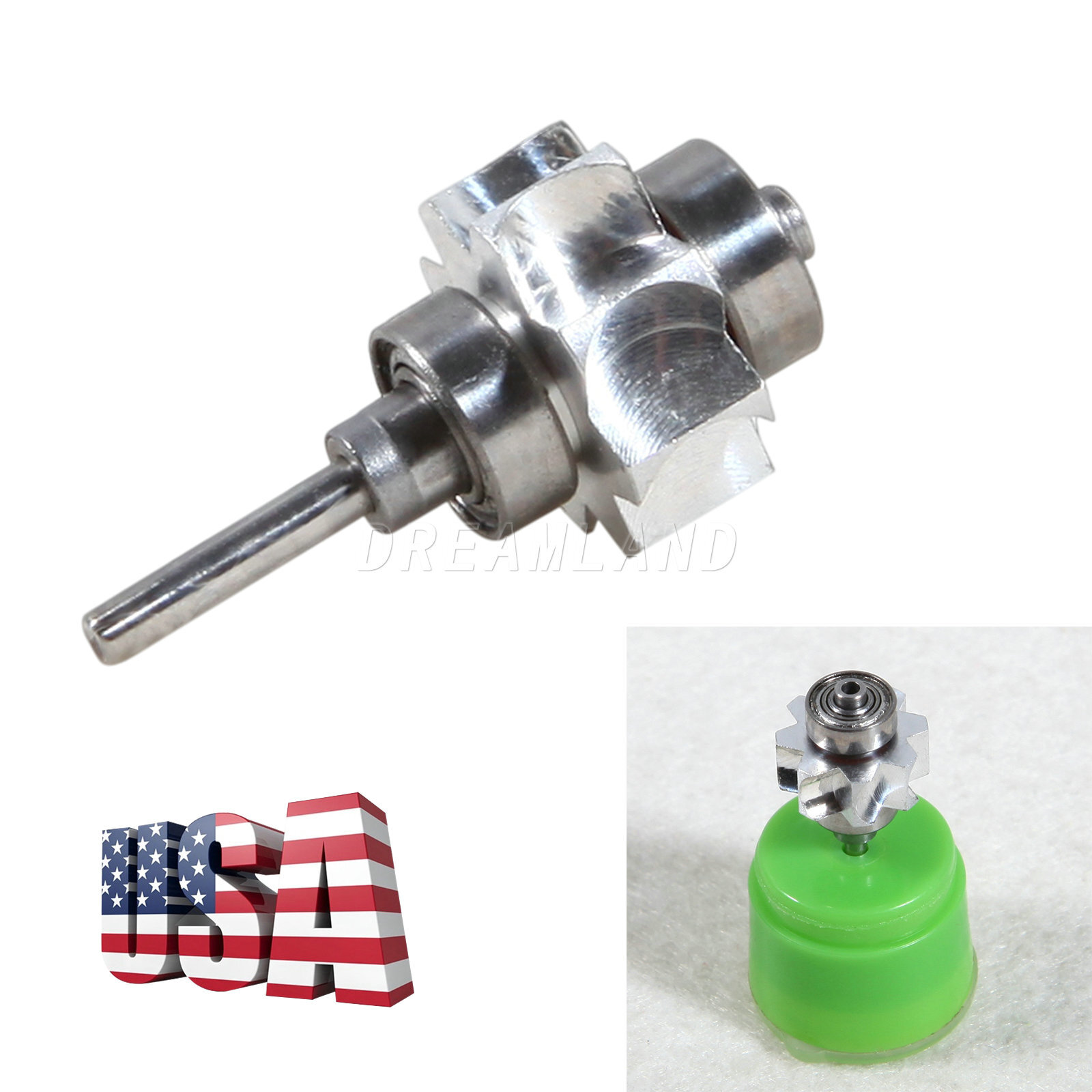 Dental Turbine Cartridge Rotor For High Speed /LED Fiber Optic Handpiece