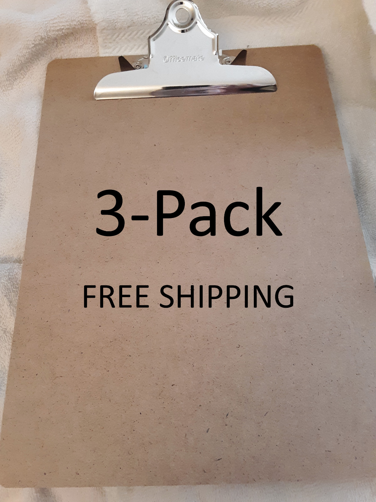 Officemate Recycled Wood Clipboard, Letter Size, Low Profile Clip, 9 x 12.5 Inch