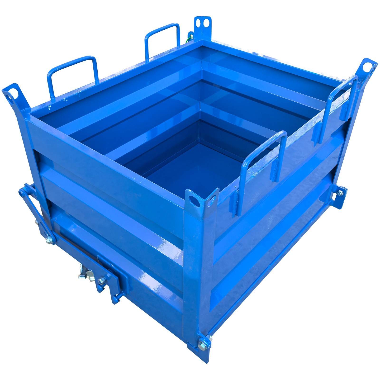 Construction Waste Scrap Bin Self-Dumping Steel Chip Containers for Forklifts