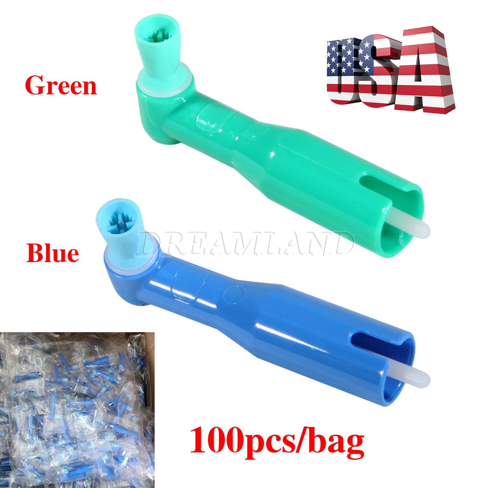 500 pcs Dental Disposable Prophy Angles Top Quality Money back guarantee!